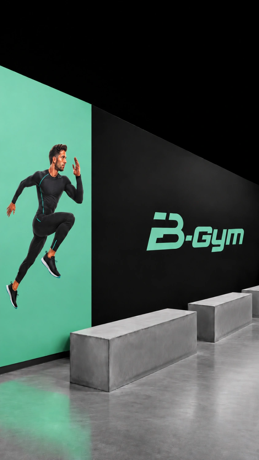 מיתוג לחדר כושר B-GYM